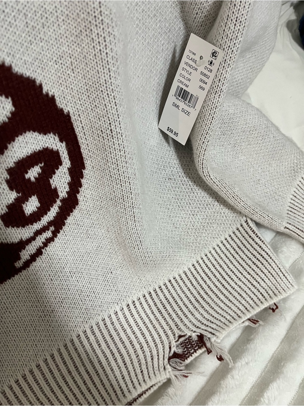 Knit Cherry 8 Ball Sweater NWT - Picture 4 of 6